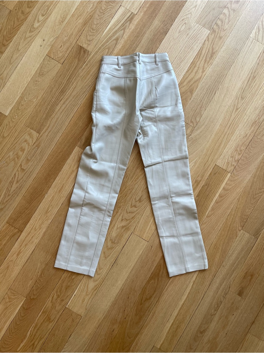 Aritzia Wilfred Melina Leather Pant - Birch